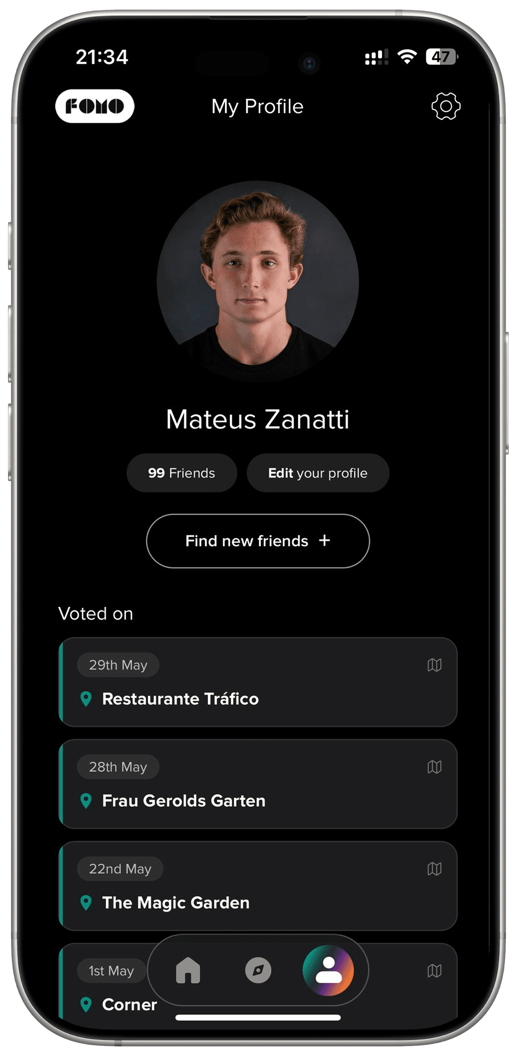Your FOMO profile
